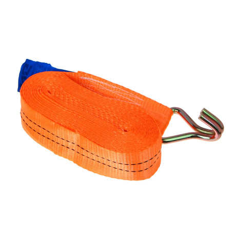 ЕРМАК Стяжка груза с храповиком 10м, 2000/4000 кг, двойной крюк