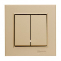 Makel Karea выкл. СУ 2 кл. латунь 56057003