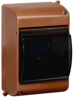 IEK Бокс с прозр.крышкой КМПн 2/4 для 4-х авт.выкл. ДУБ MKP42-N-04-30-12-D