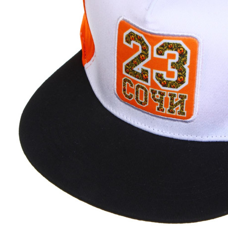 РЫЖИЙ Кепка взрослая, р. 58, 100% хлопок, 2 дизайна, ВЛ23-12