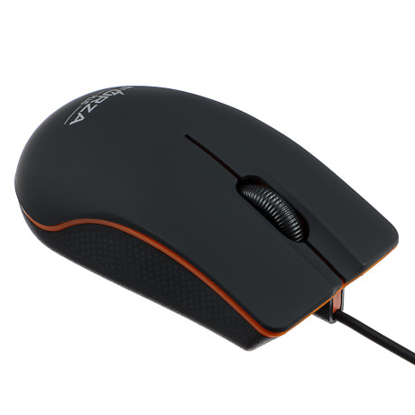 FORZA Компьютерная мышь проводная Compact, 1200DPI, Soft Touch, USB, каб. 160см, чёрный