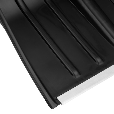 Лопата для уборки снега, полипропилен, 405х410х1470 мм, деревянный черенок