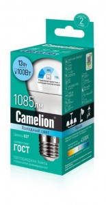 Camelion димм 3-ступ ЛОН A60 E27 13W(1085lm) 4500K диммер 10-50-100% 109x60 LED13-A60-D/845/E27