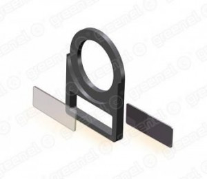 GREENEL Держатель маркировки, отверстие D22мм, маркировка 12х25мм (уп.100шт, цена за шт) GE60040