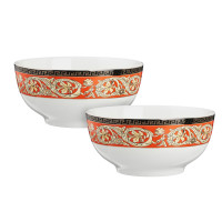 Рыжий Набор салатников 2 предмета, 700мл, 15х7см, фарфор, подарочная упаковка