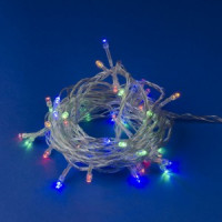 Гирлянда-нить ULD-S0500-050/DTA 50LED разноцв. 5м, 8 реж. 3,6W, прозр.провод IP20 Uniel