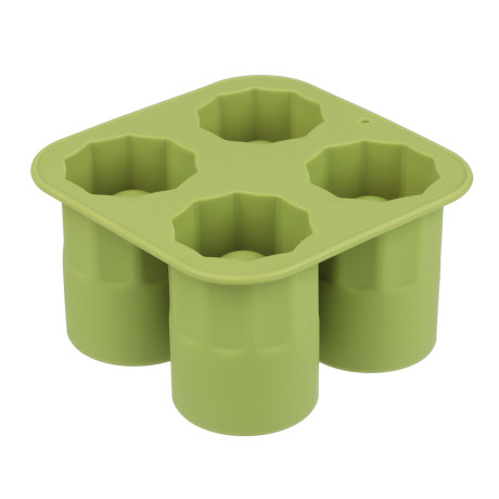 VETTA Форма силиконовая для льда 4 ячейки 12,5х12,5х7см, "Рюмка", 3 цвета