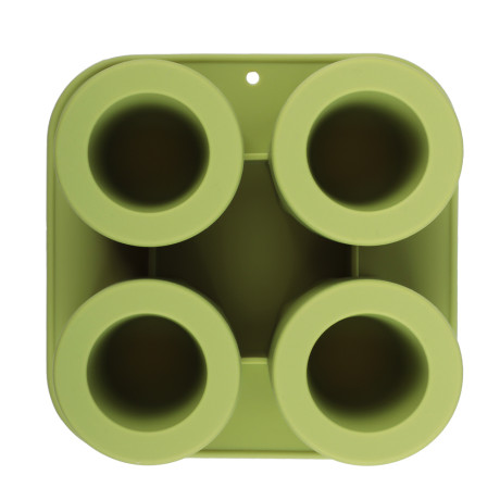 VETTA Форма силиконовая для льда 4 ячейки 12,5х12,5х7см, "Рюмка", 3 цвета