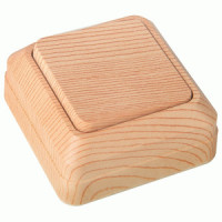 General Альфа выкл. ОУ 1 кл. 10А сосна (бакелит.осн.) 477032