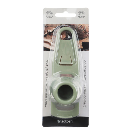 SATOSHI Терка для чеснока 4,5х13,5см, нерж.сталь, пластик