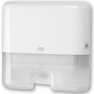 Диспенсер для полотенец TORK Elevation mini белый, Interfold, 303080, 552100 (полот. 122260,122259)