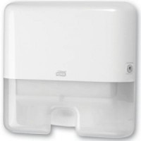 Диспенсер для полотенец TORK Elevation mini белый, Interfold, 303080, 552100 (полот. 122260,122259)