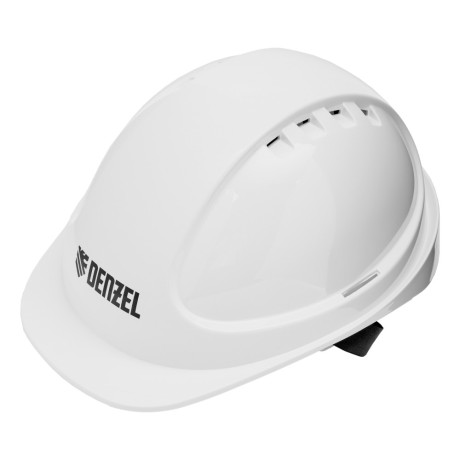 Каска защитная ударопрочная, ABS/PC, плавная регулировка, модель «Форвард» (К-05)белая Denzel