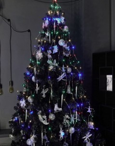 Гирлянда ул. ULD-E0200-200/STA (стат) разноцв. 200LED Лучи росы 2м (для ели 2м) 10нит IP44 Uniel