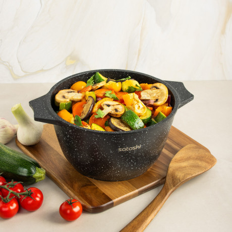 SATOSHI Монфор Казан 22х12,5см, 3,7л, литой алюминий, индукция