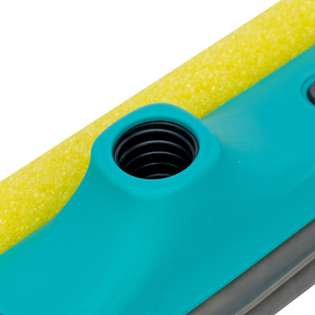 Щетка-окномойка с водосгоном, пластиковый черенок, 430х220 мм, Home Palisad