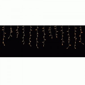 Гирлянда светод. «Бахрома» IC-72WW, 1.6*0.7м, 72 LED, тепл.бел., IP20