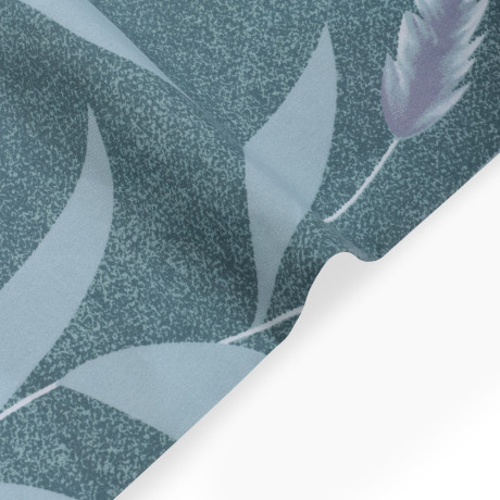 PROVANCE Нэви Комплект постельного белья 1,5 (4 предмета), микросатин, листья