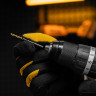 Сверло спиральное по металлу 3 x 61мм, Р6М5, Golden Tip, многогранная заточка, 2шт. Denzel