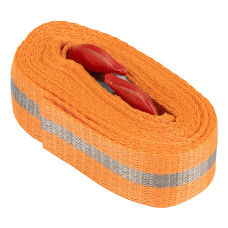 Трос буксировочный 2.5 т, 5 м, 2 крюка, пакет Stels