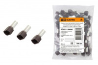 TDM наконечник-гильза штыревой втулочный изол. НШВИ(2) F-8 1,5х8 мм (уп. 100 шт., цена за ГУ) (20!)