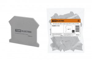 TDM Заглушка для ЗНН-1,5мм2 серая (Ph-C D-UK 2,5) (100!) SQ0803-1123