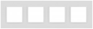 ЭРА Elegance рамка Classic СУ 4 мест. белый матовый 14-5014-01М 65828