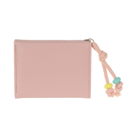 Кошелек для карт и купюр 9 отделений с декором тм ЮL Star, ПУ, металл, 10,5х8х2см, 3 цвета, С572-006