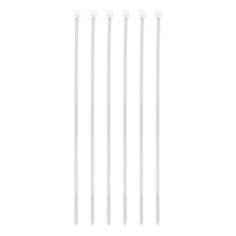 Хомуты, 150 x 2.5 мм, пластиковые, белые, 100 шт Сибртех