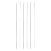 Хомуты, 150 x 2.5 мм, пластиковые, белые, 100 шт Сибртех