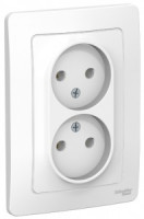 Systeme Electric BLANCA роз. СУ 2 мест. 16А бел. (пл.осн.) BLNRS000021 (6!)
