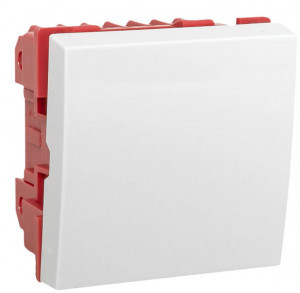 EKF Выкл. СУ 1 мест. на 2 модуля (1 пост) 10А д/парапет кабель-канала C-Line белый C-L E2MV10-021-10