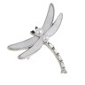 Брошь стрекоза, 4x4,5см, сплав, БЖ25-22