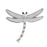Брошь стрекоза, 4x4,5см, сплав, БЖ25-22