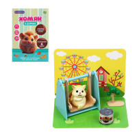ИГРОЛЕНД Питомец с акс. &quot;Хомяк в домике&quot; ABS, PP, 8х5х12 см, 6 диз.