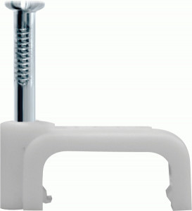 Navigator скоба плоская пластиковая  8мм NCS-08-50 (уп. 50 шт., цена/уп.) 71083