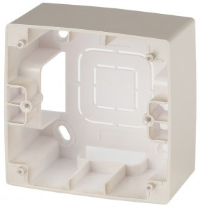 ЭРА 12 коробка-переходник ОУ для накл. монтажа 1 пост. роз. шампань 12-6101-04 5110