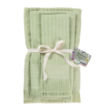 PROVANCE Ботаника Комплект полотенец махровых, 400г/м, 100% хлопок, 30х50, 50х90, 70х130, 6 цветов