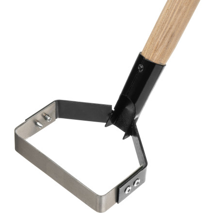 Полольник петлеобразный, 115 х 1340 мм, рессорно - пружинная сталь, деревянный черенок, Сибртех