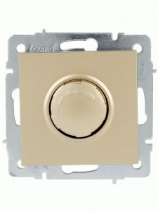 Lezard VESNA мех. диммер СУ 1 кл (1000Вт) (корп. ABS) золото 742-3688-157