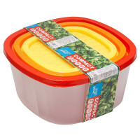 Набор контейнеров COMPACT 0,9+1,55+2,65л