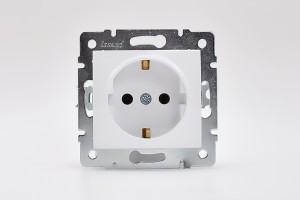 Lezard KARINA мех. роз. СУ 1 мест. 16А земля, ПБТ бел. (корп. ABS) 707-0288-122B