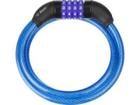 Замок ЗУБР &quot;ПРОФЕССИОНАЛ&quot;, тросовый, кодовый, с изменяемым кодом, длина троса - 650мм, d 10мм