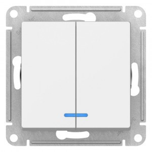 Systeme Electric AtlasDesign мех. выкл. СУ 2 кл., (инд), 10А, ЛОТОС ATN001353 (5!)