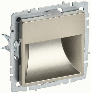 IEK BRITE мех. подсветка СУ LED ПЛ20-БрШ, шампань BR-FL20-K37