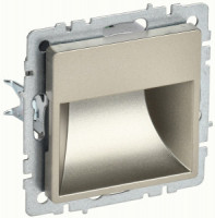 IEK BRITE мех. подсветка СУ LED ПЛ20-БрШ, шампань BR-FL20-K37