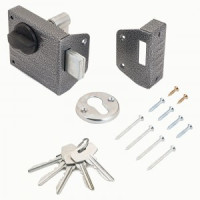 СТАНДАРТ Россия ЗН1-2.1С серебро 4 кл 1 ригель Аналог Зенит ЗН1-2.1 Замок накладной (24)