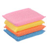 VETTA Набор губок кухонных, махровых, поролон, 4шт 8х12см, 4 цвета