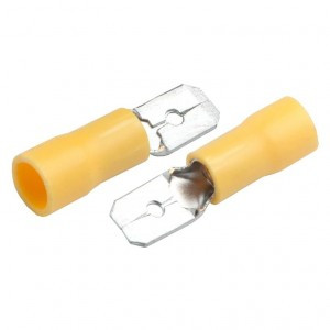 General Разъем плоский РпИп 5,5-6-0,8 Желтый "папа" (уп.50шт, цена за уп.) GRIP-5,5-6,35 476225