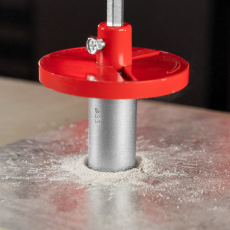 Набор коронок по керамической плитке, 33-53-67-73 мм, шестигранный хвостовик Matrix